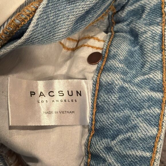 Pacsun Denim Mini Skirt Size 25 - Picture 5 of 7